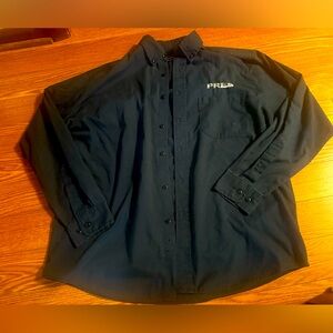 Men's blue Generation Button Down Work Shirt-L